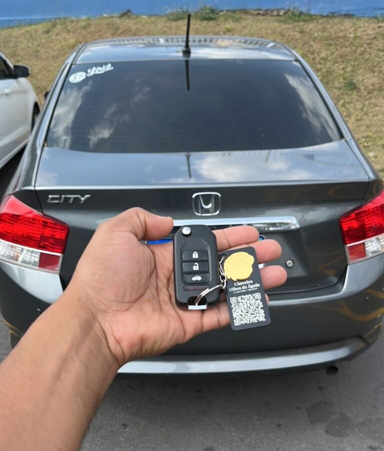 Copia de chvae canivete modelo Honda City 2017